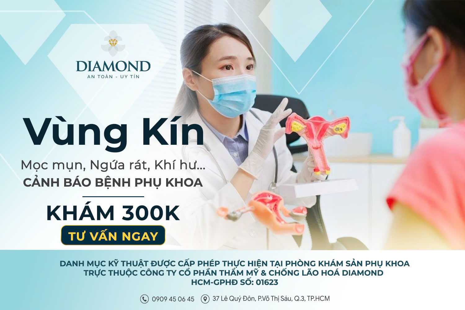 Khám phụ khoa vùng kín - Cảnh báo bệnh phụ khoa