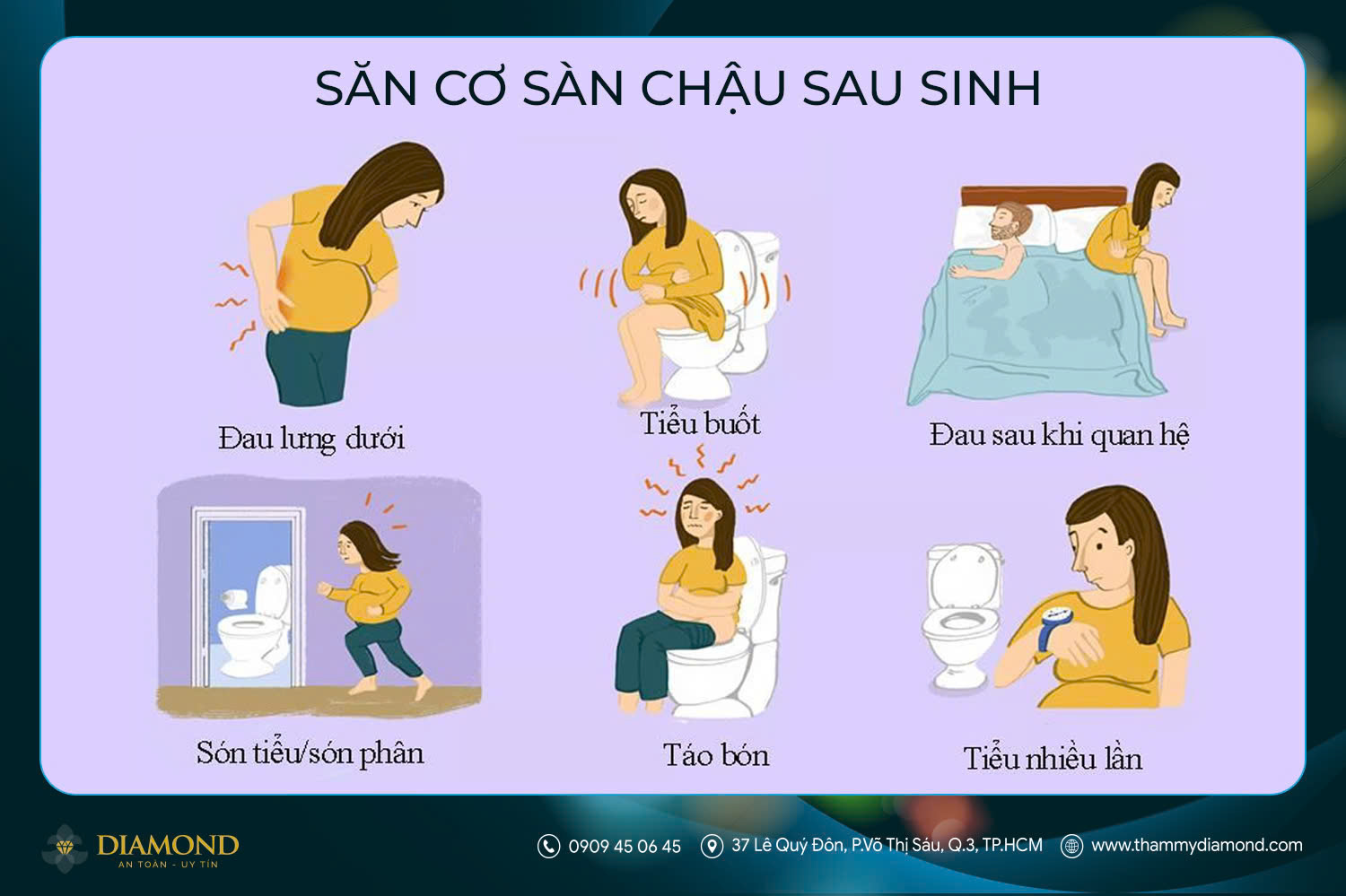 Săn cơ sàn chậu sau sinh