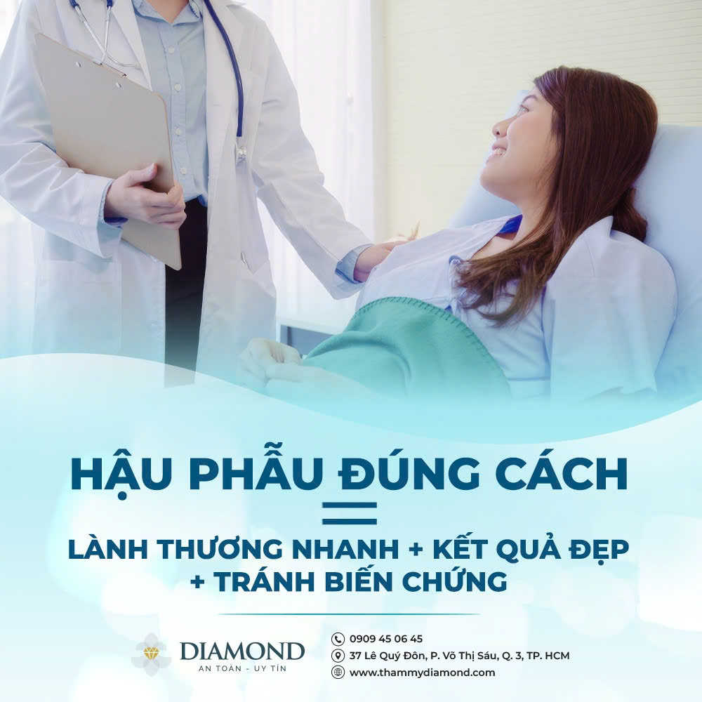 Hậu phẫu đúng cách, lành thương nhanh, kết quả đẹp